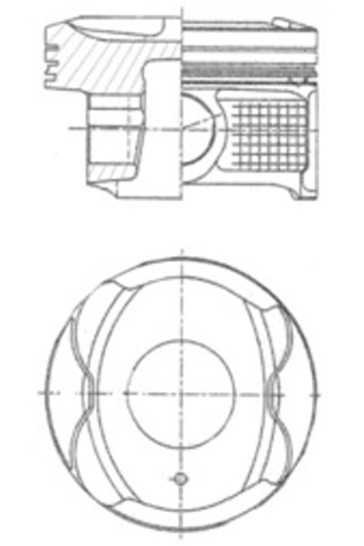 Kolbenschmidt Piston Citroen C1 Daihatsu Cuore 7/Sirion/Thor