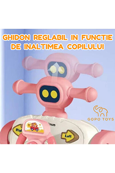 Gopo Toys Multifunctional Prewalker and Walker for Children - Pink