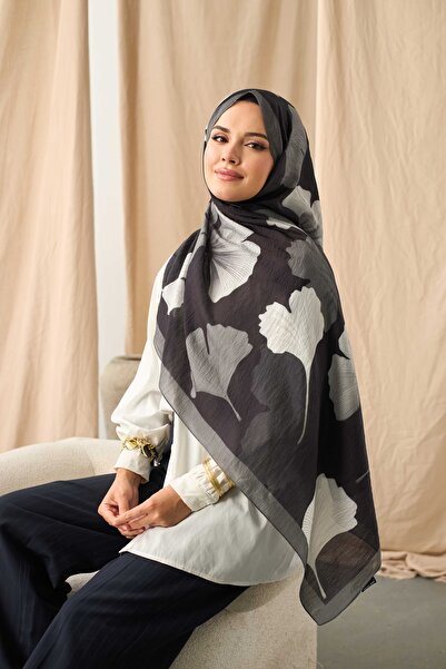 QASSA SHAL Modal Şal Frezya Si̇Yah