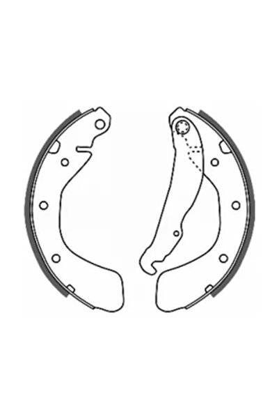 Abe Set Saboti Frana Puntea Spate Opel Astra F/Corsa A/Corsa B Vauxhall Astra...