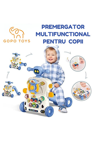 Gopo Toys Multifunctional Prewalker and Walker for Children - Blue