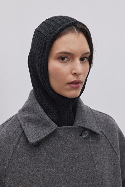 Fahhar Rubber Braided Balaclava Headgear Black