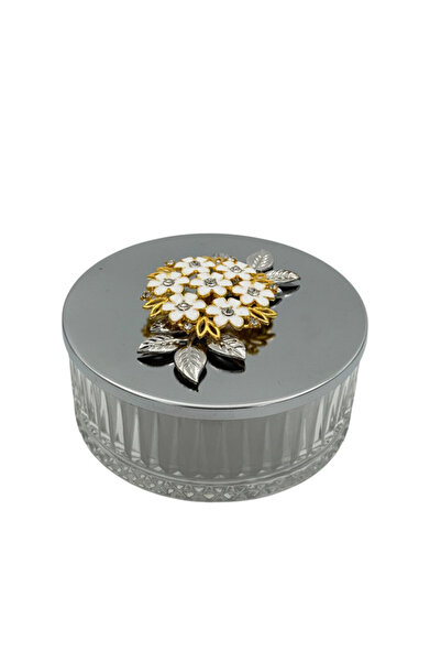 B&D B&D Decorative Date Bowl Glassware with Lid