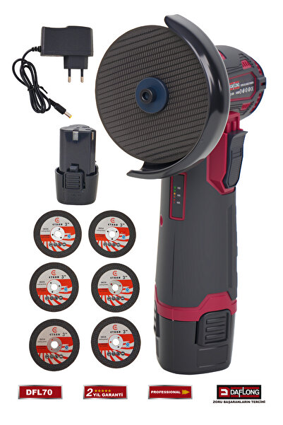 DAFLONG PRO BAKIR SARGILI 76MM MİNİ SPİRAL TAŞLAMA MAKİNASI DFL-70