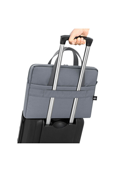 Mack 15.6\\\" Nova Eco Briefcase and Notebook Bag Latte