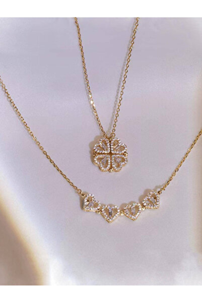 Inovius Colier trifoi magnetic auriu- 03318