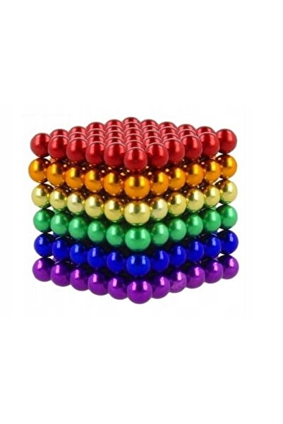 ASHOP Set de 216 bile magnetice, 3 mm, multicolore