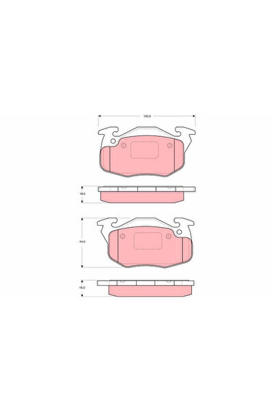 TRW Set Placute Frana Frana Disc Citroen Saxo