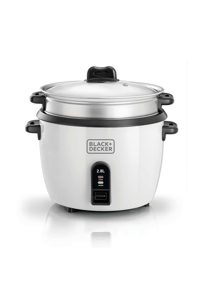 Black&Decker BLACK+DECKER Rice Cooker- 2.8 L – White – RC2850-B5