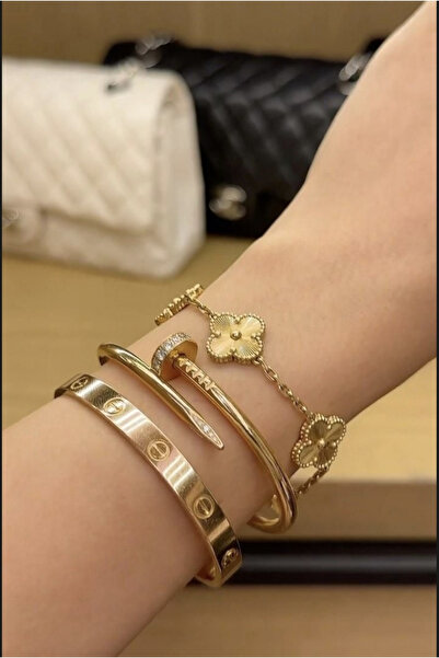 ElectraStore Set Brățări Gold Luxury - C2993