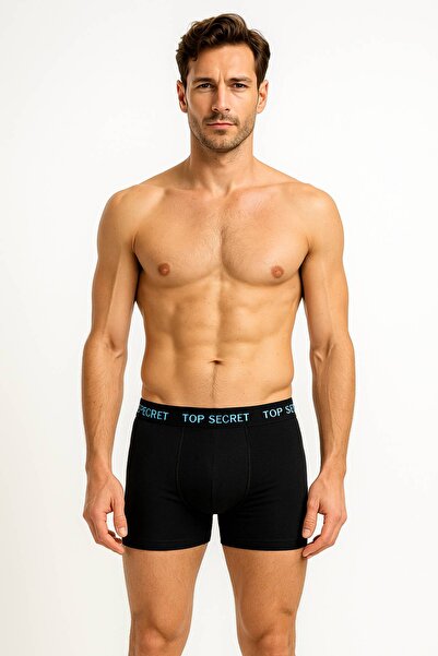 Top Secret Men’s Boxer Shorts, Cotton, Set of 4