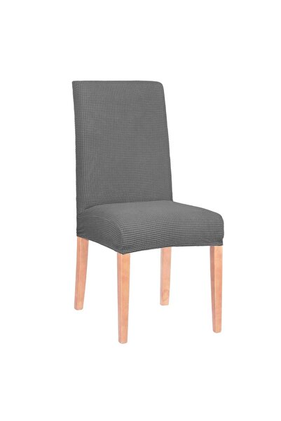 Optim Solution Κάλυμμα καρέκλας γενικής χρήσης, καθολικό μέγεθος, πολυεστέρας και σπάντεξ, 45 cm x 60 cm, γκρι