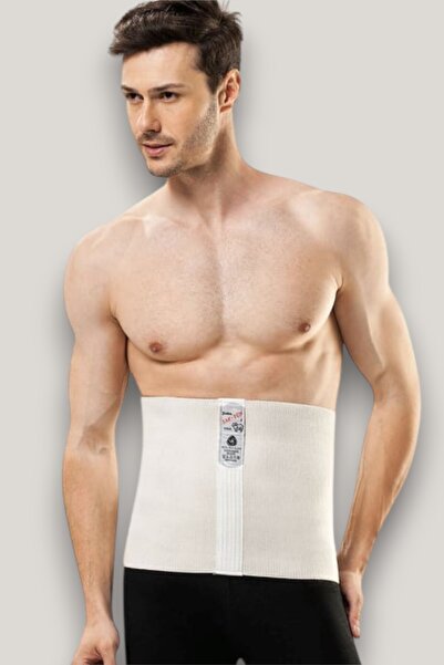 Fanilam Men's Sanitary Wool Waist Corset Extra Sanitary Sporty Wearable (No Fasteners) Wool Corset Pure Wool