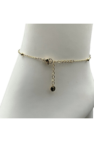 ElectraStore Gold Anklet With Pearl - C4062