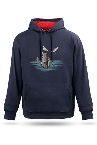 Tarrzzcom سويت شيرت بغطاء للرأس بتصميم العودة إلى الطبيعة