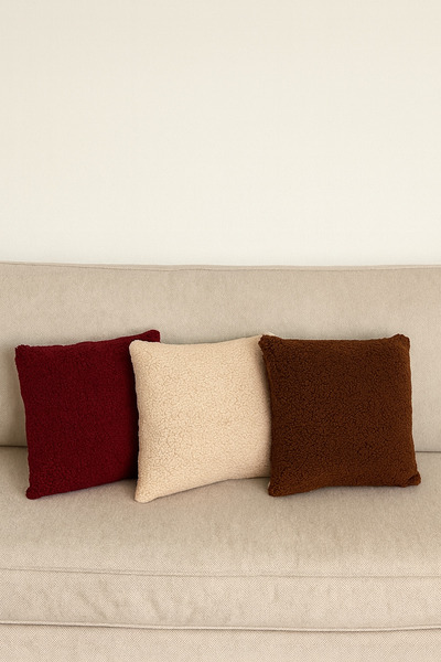 EYPRICH Teddy Decorative Inner-Filled Cushion