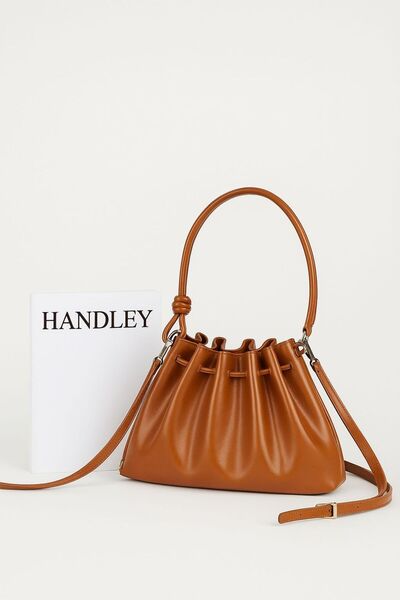 Handley حقيبة كتف وحقيبة يد جلدية بسيطة - تصميم أنيق وراقي