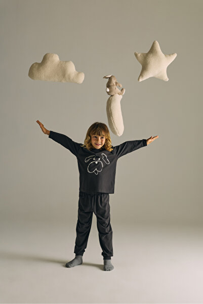 Hays Çocuk Pamuklu Uzun Kollu Pijama Takımı