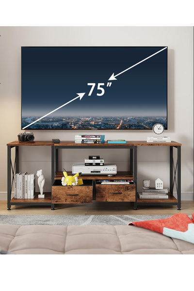 VariFurnx 160*40*52cm TV Stand Table For TV Up To 75 Inch Storage Shelves Drawers Modern Entertainment Center