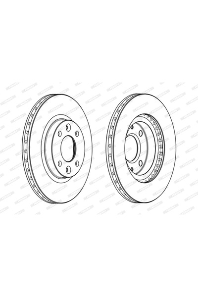 FERODO Disc Frana Dacia Logan 2/Logan Mcv 2/Sandero Renault Clio 4/Logan 1/Lo...