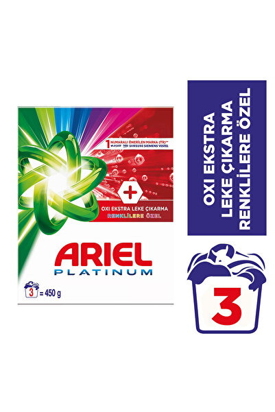 Ariel Ekstra Leke Çıkarma Toz Çamaşır Deterjanı 450 GR 3 Yıkama