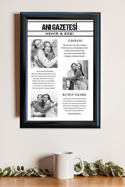 SUNARTHOME KİŞİYE ÖZEL HEDİYE ANI GAZETESİ