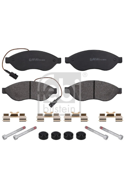 FEBI BILSTEIN Комплект спирачни накладки за дискови спирачки, преден мост Cit...
