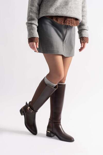 Louis Cardy Rixor Brown Leather Women's Boots