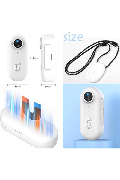 Generic 4K Body Camera (64GB) Magnetic & IPX4 Waterproof Mini Cam Audio & Video Recorder