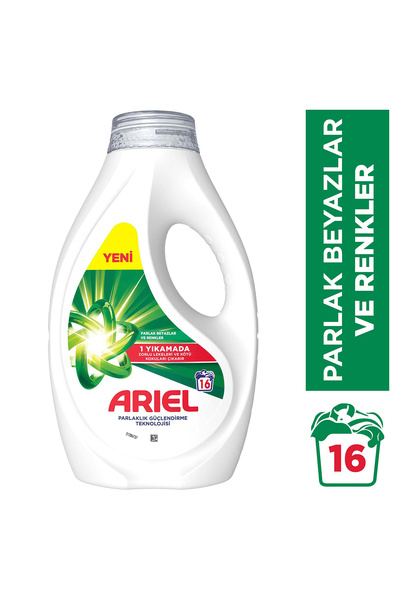 Ariel Sıvı Çamaşır Deterjanı Beyazlar ve Renkliler 16 Yıkama