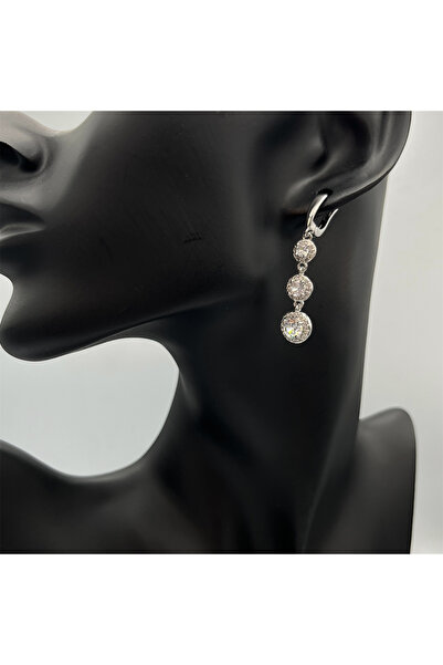 ElectraStore Cercei Argintii Eleganți Și Strălucitori - C4317