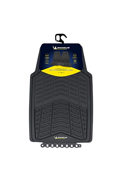 Michelin MC33863 Tüm Araçlara Uyumlu 3 Parça Üniversal 3D Havuzlu Oto Paspas