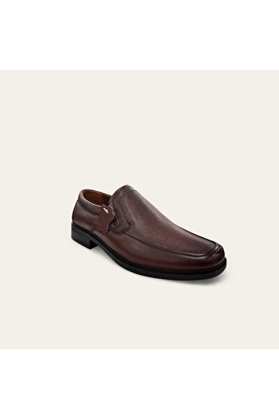 iskarpino Brown Genuine Leather Classic Men's Casual Shoes