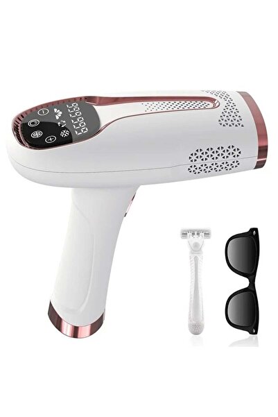Domuik جهاز إزالة الشعر بتقنية IPL للنساء والرجال، ضغط الثلج، 0.5 ثانية/ومضة،...