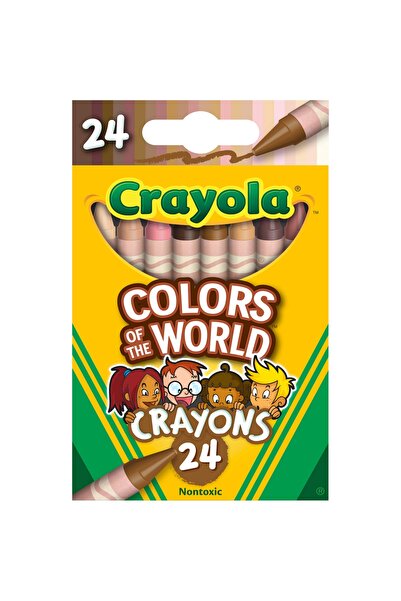 Crayola مجموعة ألوان العالم - 24 قطعة من أقلام التلوين