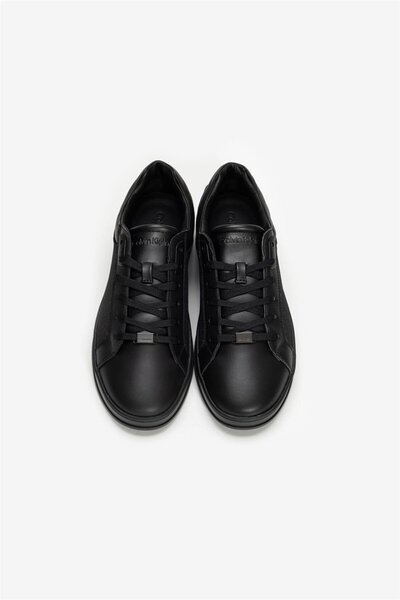 Calvin Klein Guess férfi fekete bőr logós cipők