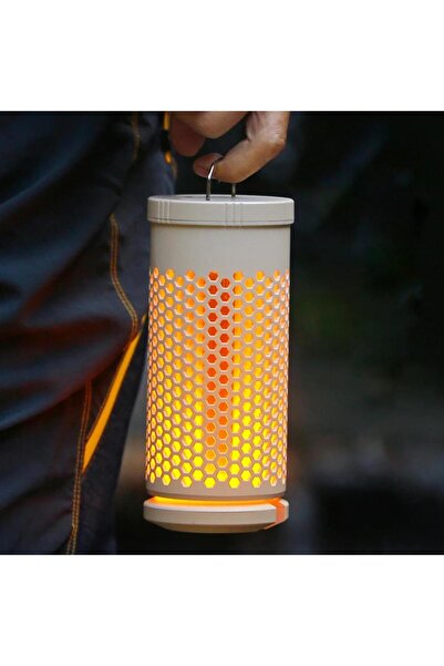 Generic 3-Color LED Tent Light IP65 Waterproof & Magnetic Base USB Rechargeable Camping Work Light