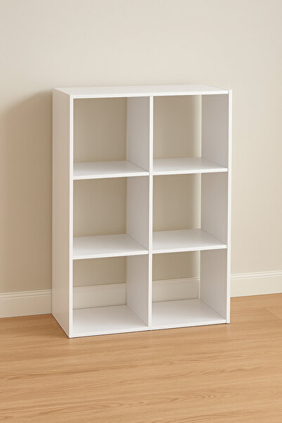5FiveSmart 5Five Mix n'Modul bookcase, 6 compartments, chipboard, 68x32x101 cm, white