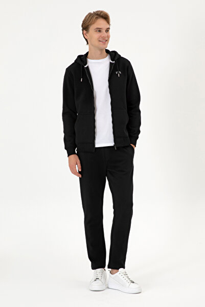 U.S. Polo Assn. Erkek Siyah Örme Hırka 50313755-VR046