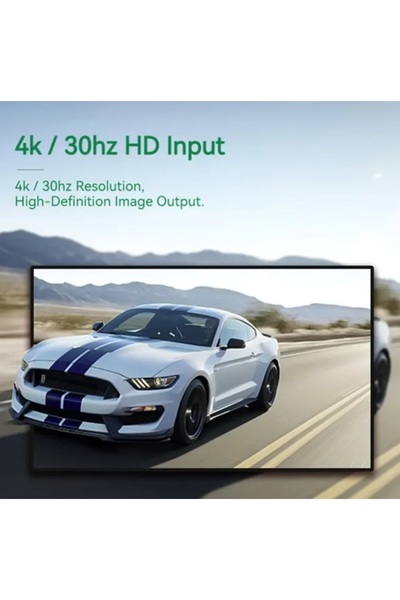 Coverzone بطاقة التقاط USB-C بدقة 4K - 30 هرتز، محول التقاط الصور من النوع C 2.0، للألعاب والبث