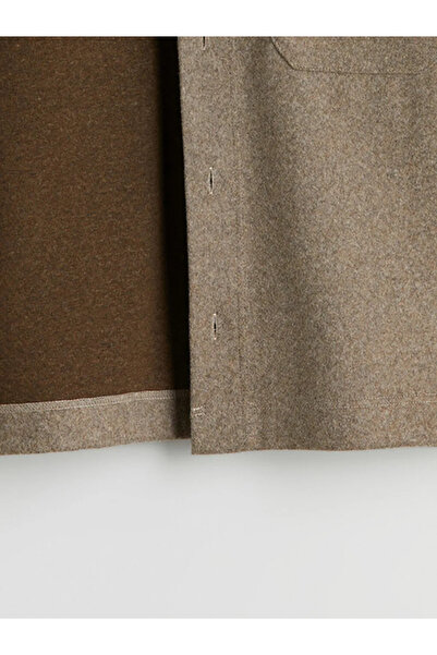 LC Waikiki Ανδρικό πουκάμισο με μακρυμάνικο μπουφάν με κανονική εφαρμογή