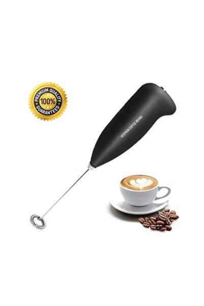 VESTRON Coffe Whisk Pilli Pratik Metal Çırpıcı Mini Mixer Kahve/Cappucino/Süt Köpürtücü
