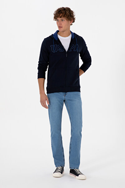 U.S. Polo Assn. Erkek Lacivert Örme Hırka 50313719-VR033