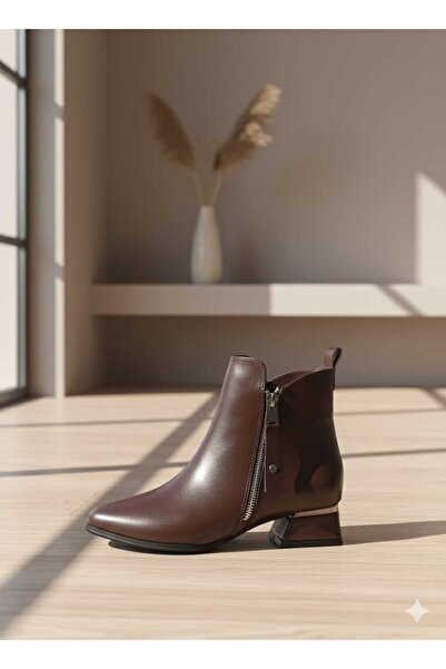 TRENDYSHOSE 6751 حذاء نسائي مريح بكعب متوسط ​​السماكة