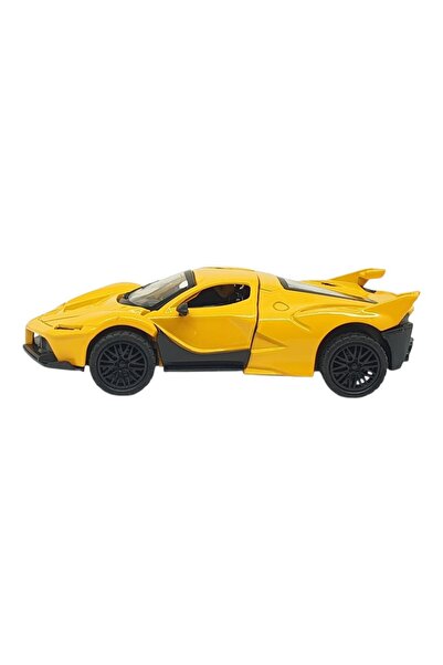 Vardem Pull and Drop Metal Cars 13 cm - Sr2212- Yellow