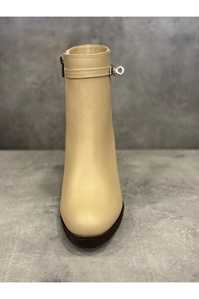 NISH EL YAPIMI HAKİKİ DERİ TOPUKLU AYAKKABI