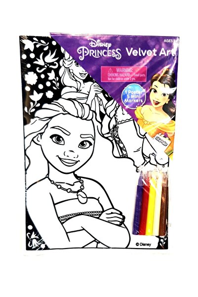 Disney Princess Velvet Art with Mini Markers