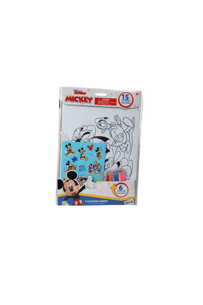 Disney Mickey Coloring Sheet Set 8 Ct