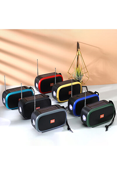 Zen Store TG 632 Multifunction Solar LED Flashing Outdoor Mini Wireless BT Speaker Loud Bass