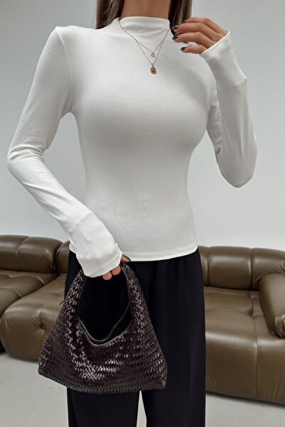 mylove Stand Collar Body White